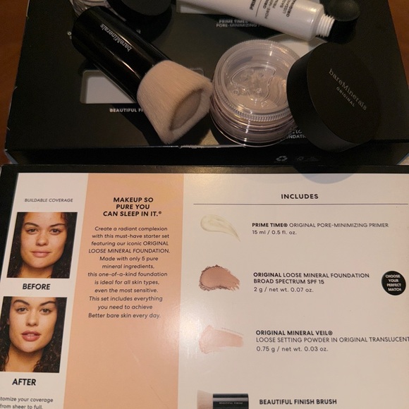 #03 Fairly Light - Bare Minerals The Original Get Started Kit 4-Piece retail $39 - Picture 2 of 2